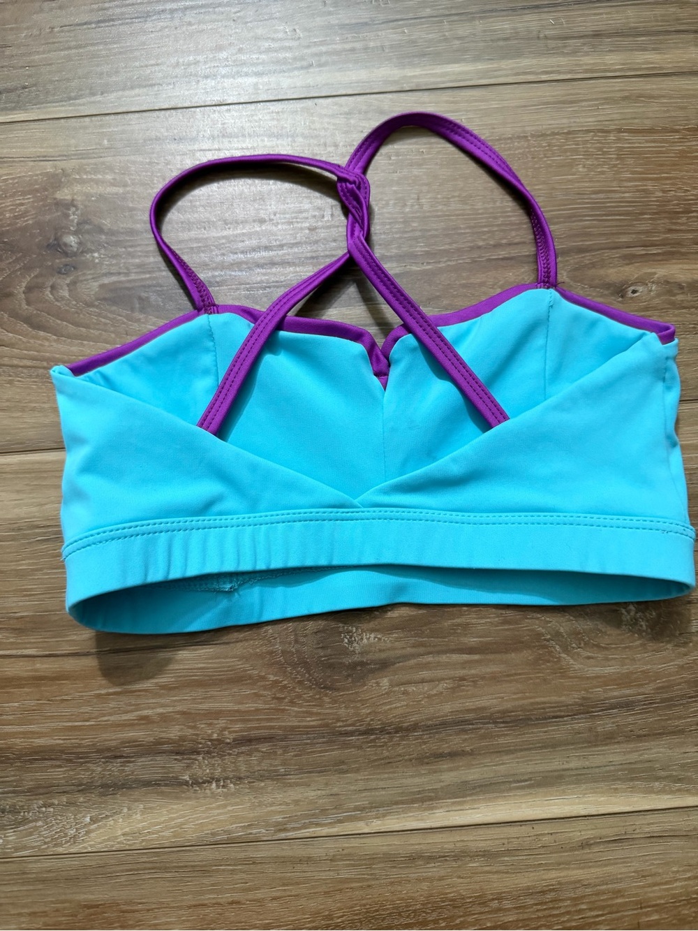 Tiger Friday AS Purple and Blue sports Bra - Picture 2 of 6